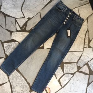 Just Black button front high waisted jeans